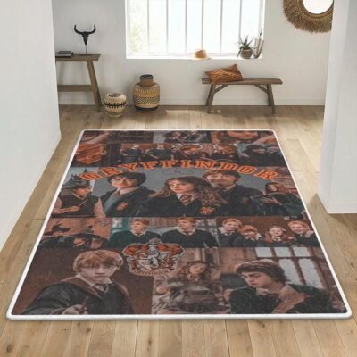 Harry Potter Godric Gryffindor Godric Gryffindor Christmas Gifts Area Rug Living Room,Harry Potter Gift For Fan Rug Floor Decor 1 Harry Potter Gift For Fan Rug Floor Decor
