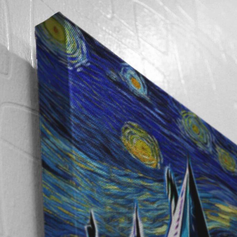Harry Potter Starry Night Hogwarts Canvas Poster Print Wall Art Decor 2