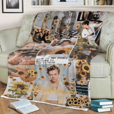 Harry Styles Fine Line Art Ver6 Thank You For The Memories Gifts Lover Harry Styles Gift For Fan Comfy Sofa Throw Blanket Gift 2