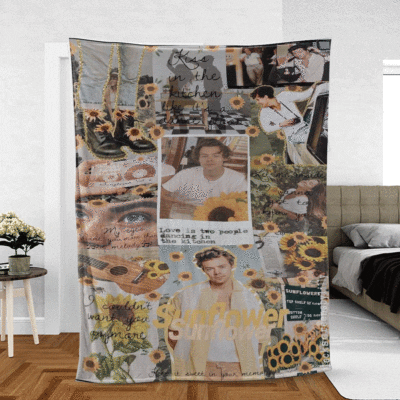Harry Styles Fine Line Art Ver6 Thank You For The Memories Gifts Lover, Harry Styles Gift For Fan Comfy Sofa Throw Blanket Gift