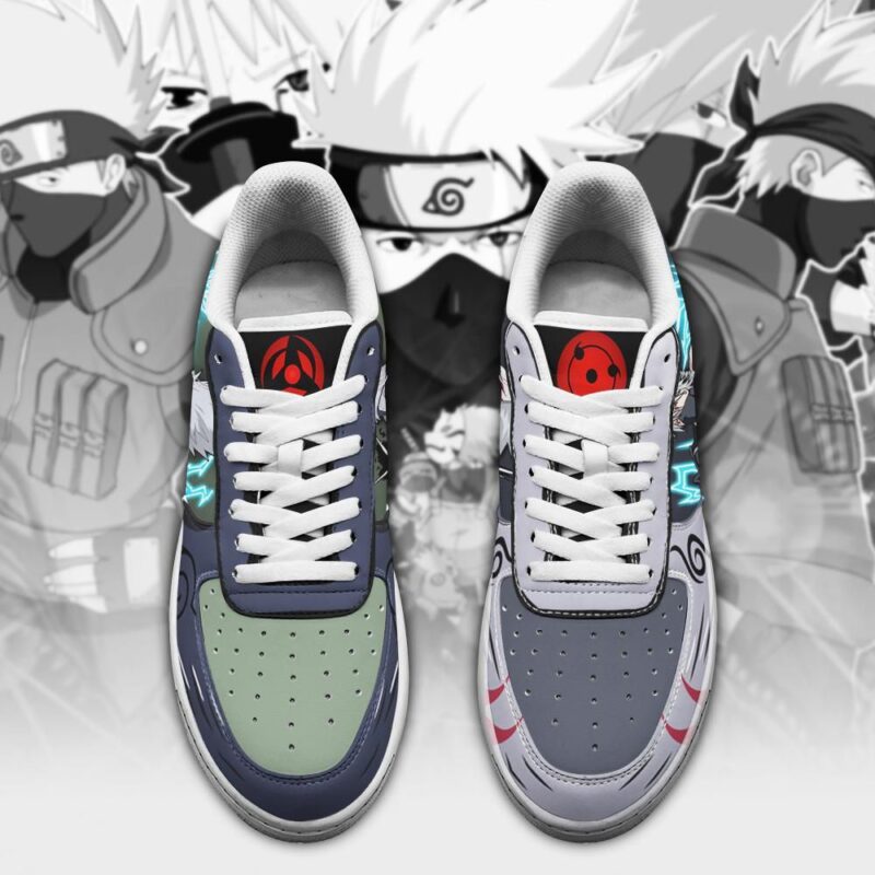 Hatake Kakashi Air Force 1 Sneakers Anbu and Jounin Naruto Custom Anime Shoes 1