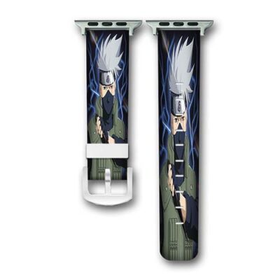 Hatake Kakashi Naruto Shippuden Anime Custom Apple Watch Band Genuine Wrist Band Replacement