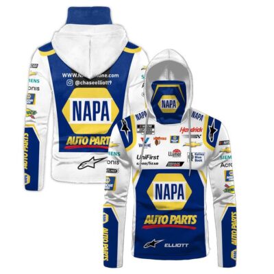 Hendrick Alpinestars Racing Team Chase Elliott Nascar Cup Series All Over Design Gift For Hendrick And Elliot Fans Gaiter Hoodie GH0517