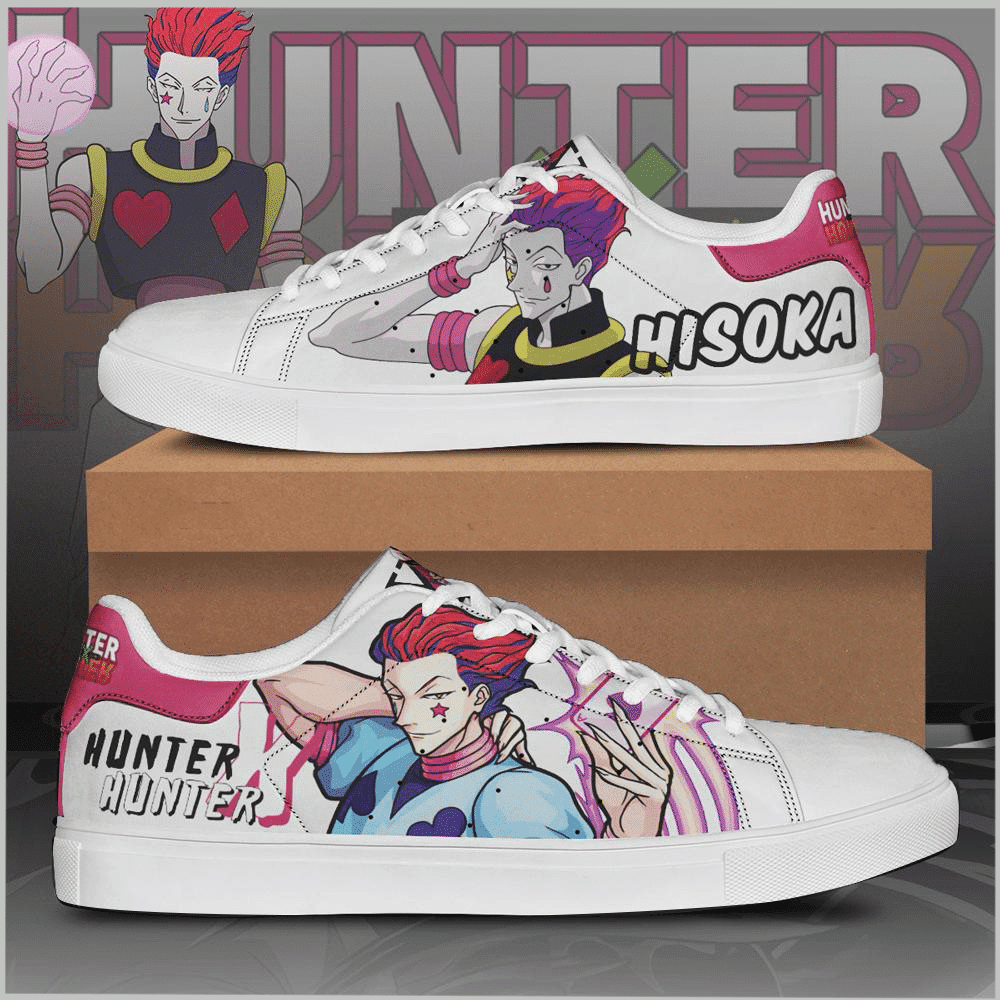 Hisoka-Skate-Low-Top-Leather-Skate-Shoes-Tennis-Shoes-Sneaker-For-Fans Hisoka Skate Low Top Leather Skate Shoes