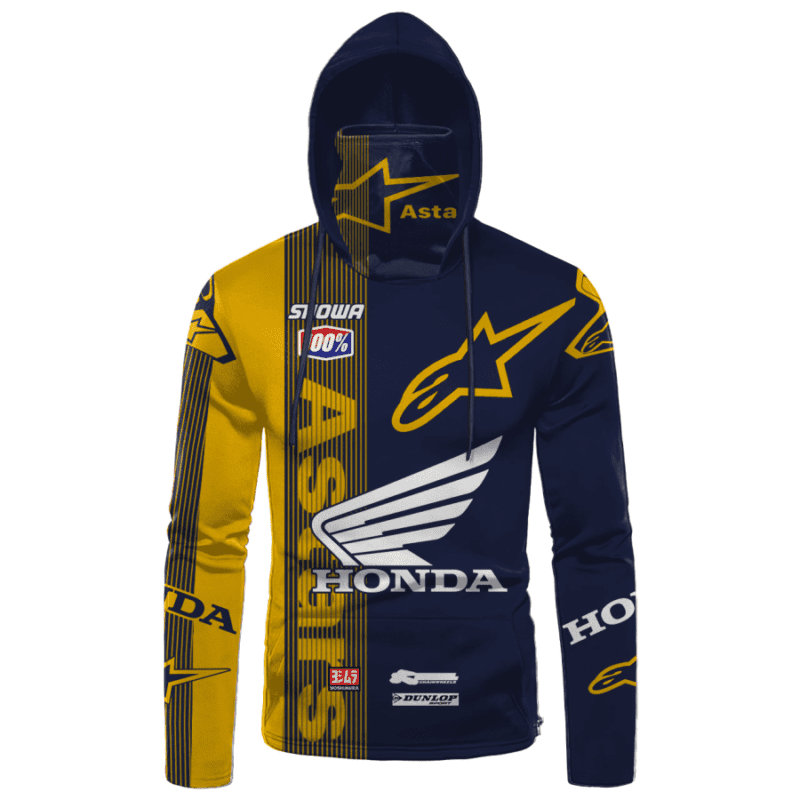 Honda Motogp Racing Astars Showa Dunlop Gaiter Hoodie 679 1