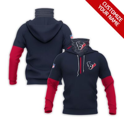 Houston Texans Nfl American Football 3D Deep Steel Blue Jersey Style Gift For Texans Fans Gaiter Hoodie GH0958