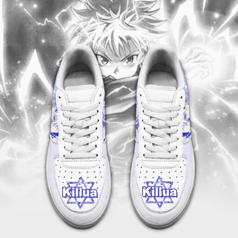 Hunter x Hunter Killua Air Force 1 Sneakers Custom Anime Shoes 1