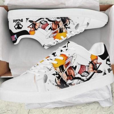 Ichigo Kurosaki Bleach Low Top Leather Stan Smith Shoes SST1183 1 Tennis Shoes