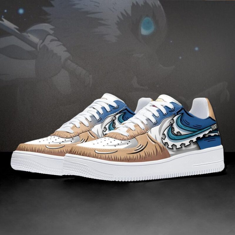 Inosuke Air Force 1 Sneakers Custom Sword Demon Slayer Shoes 2