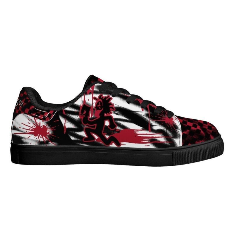 Insane Clown Low Top Leather Skate Shoes Tennis Shoes Sneaker For Fans 3