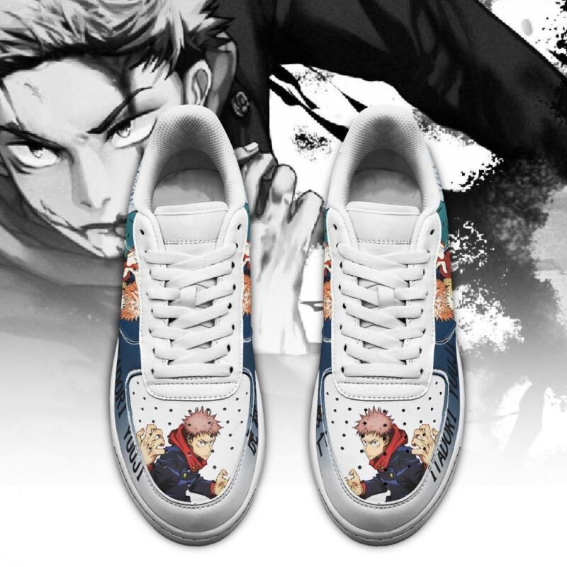 Itadori Yuuji Jujutsu Kaisen Air Force 1 Sneakers Custom Anime Shoes 1