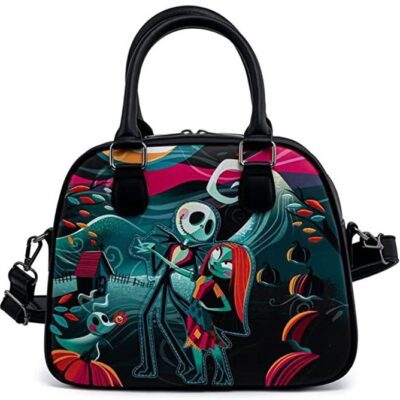 Jack Skellington & Sally Couple Lady Leather Shoulder Hand Bag SB0097