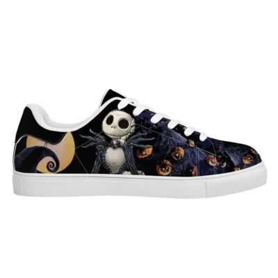 Jack Skellington The Nightmare Before Christmas Low Top Leather Stan Smith Shoes SST1204 2 Sneaker For Fans