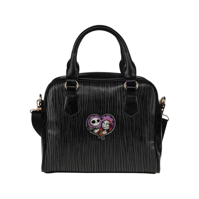 Jack and Sally Lady Leather Shoulder Hand Bag SB0101 1