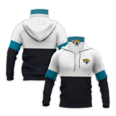 Jacksonville Jaguars Nfl Super Bowl Champions Logo Black And White Gift For Jaguars Fans Gaiter Hoodie GH0894