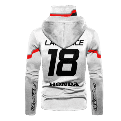 Jett Lawrence 18 Honda Motogp Racing Astars Gaiter Hoodie 693 2
