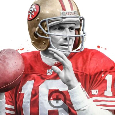 Joe Montana San Francisco Poster, Canvas, Football Print, Sports Wall Art, Ny 1 Canvas