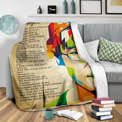 John Lennon The Beatles Band Fleece Blanket, The Beatles Gift Lover Comfy Sofa Throw Blanket 1 The Beatles Gift Lover Comfy Sofa Throw Blanket