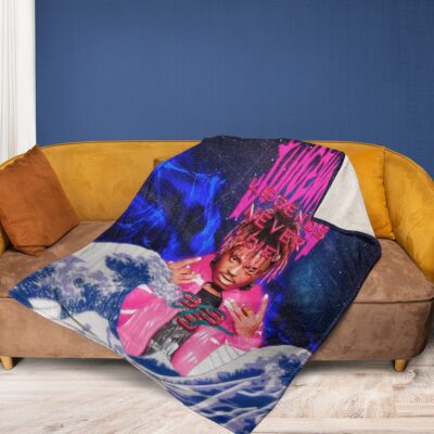 Juice Wrld Rapper 16 Fan Gift Juice Wrld Rapper 999 Gift For Fan Comfy Sofa Throw Blanket Gift 2