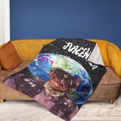 Juice Wrld Rapper 8 Fan Gift Juice Wrld Rapper 999 Gift For Fan Comfy Sofa Throw Blanket Gift 2