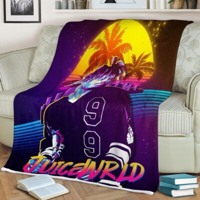 Juice Wrld Rapper Fan Gift Juice Wrld Rapper Gift For Fan Comfy Sofa Throw Blanket Gift 2 1