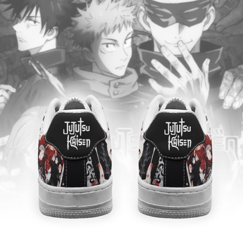 Jujutsu Kaisen Air Force 1 Sneakers Custom Manga Mixed Anime Shoes 2