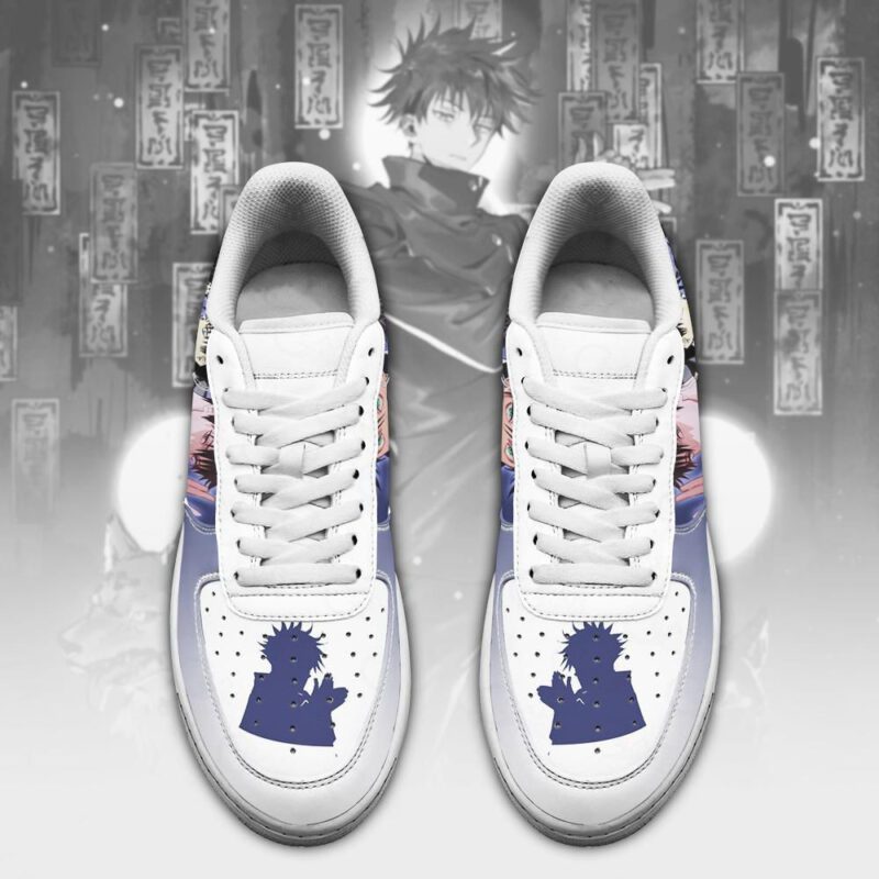 Jujutsu Kaisen Fushiguro Megumi Air Force 1 Sneakers Custom Anime Shoes 1
