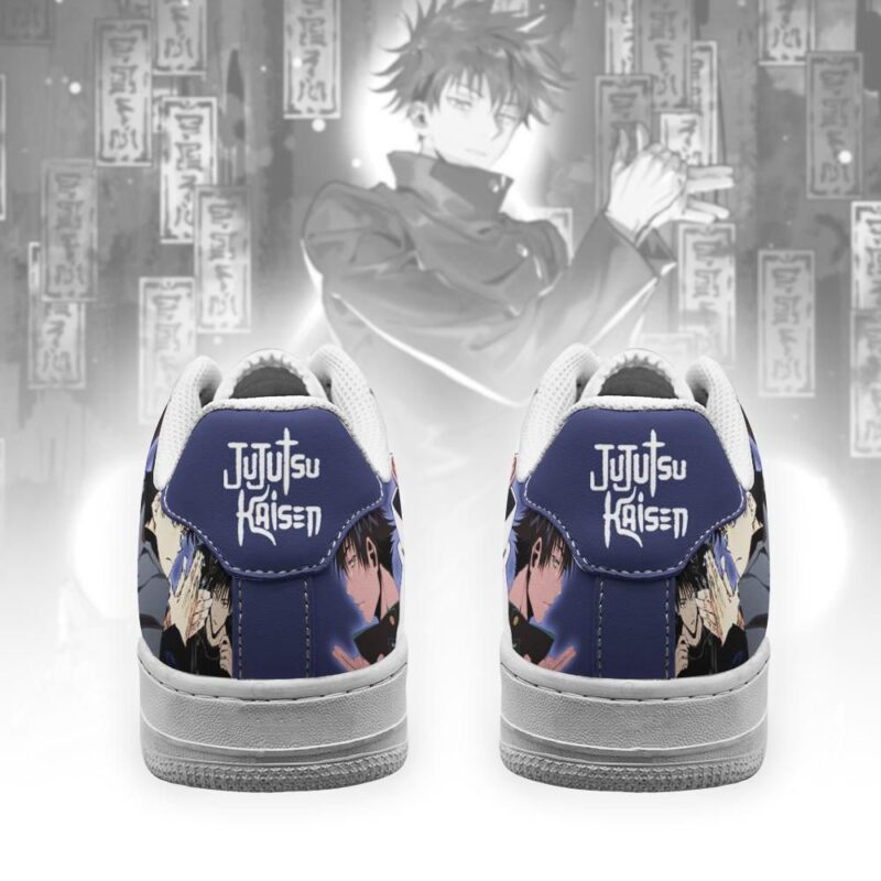 Jujutsu Kaisen Fushiguro Megumi Air Force 1 Sneakers Custom Anime Shoes 2