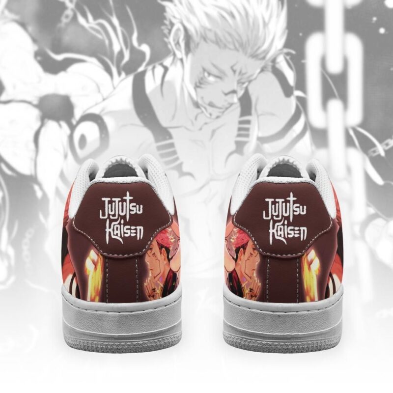Jujutsu Kaisen Ryoumen Sukuna Air Force 1 Sneakers Custom Anime Shoes 2