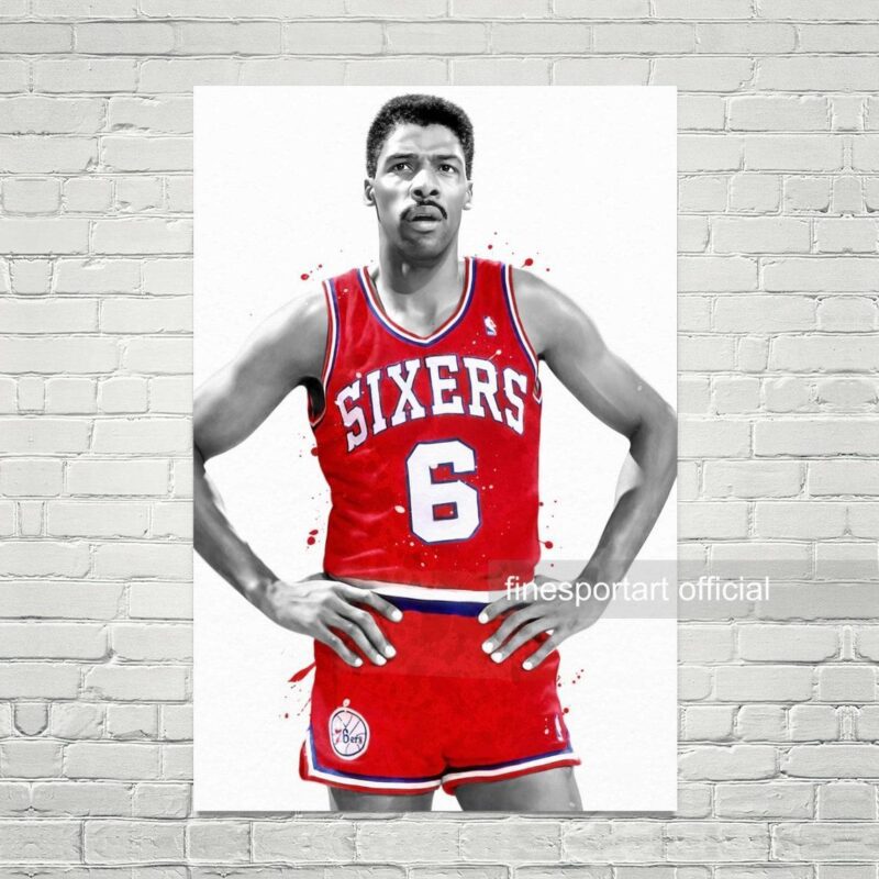 Julius Erving Philadelphia Poster