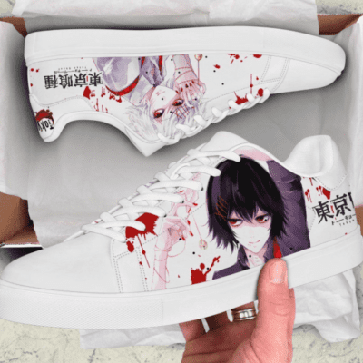 Juuzou Suzuya Tokyo Ghoul Low Top Leather Stan Smith Shoes SST1227 1 Tennis Shoes