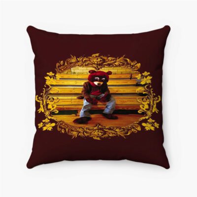 Kanye West The College Dropout Custom Pillow Case Spun Polyester Suede Square Pillow Cover