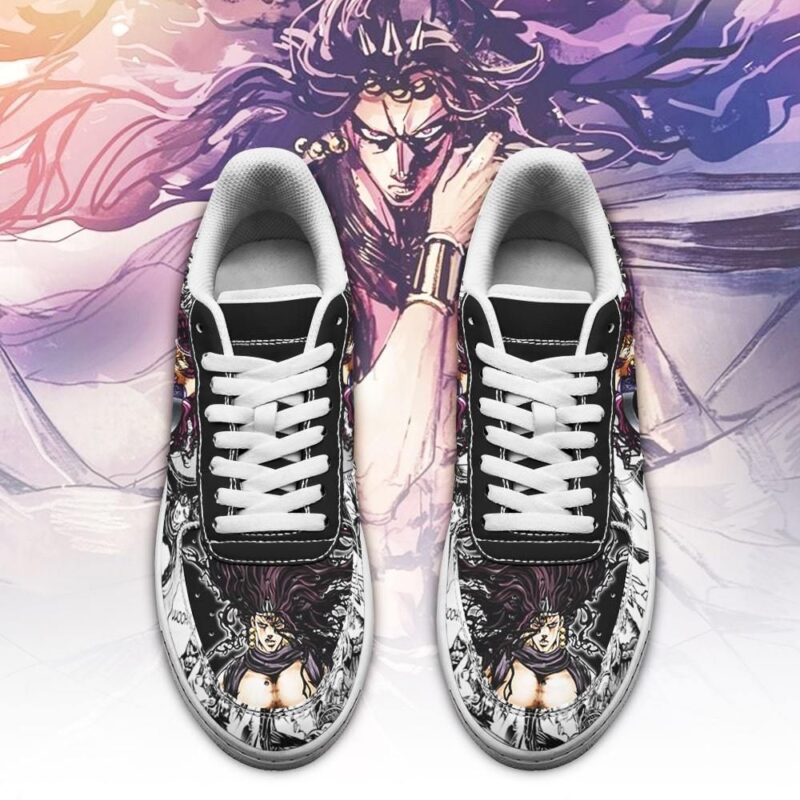 Kars Sneakers Manga Style JoJos Anime Shoes Fan Gift Idea Air Force 1 Sneakers 1