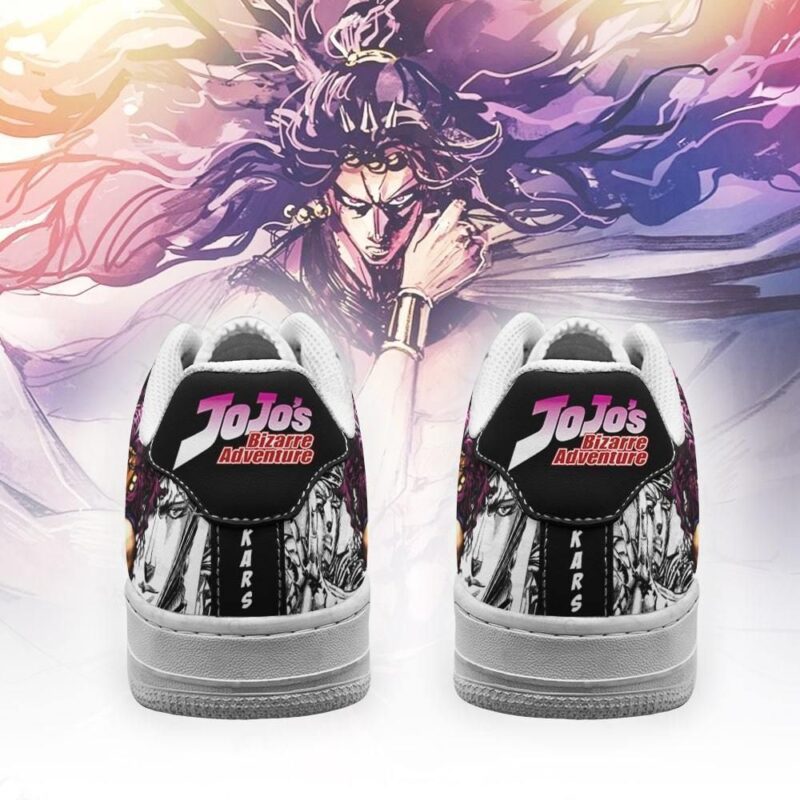 Kars Sneakers Manga Style JoJos Anime Shoes Fan Gift Idea Air Force 1 Sneakers 2