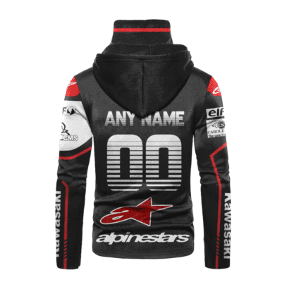 Kawasaki Racing Winter Test over print Gaiter Hoodie 655 2