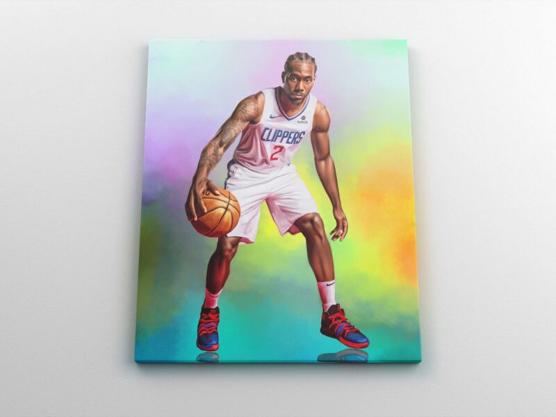 Kawhi Leonard Canvas Kawhi Leonard Poster Clippers Basketball Gift Sports Print Wall Art Wall Decor Kids Room Decor Gift 1 scaled
