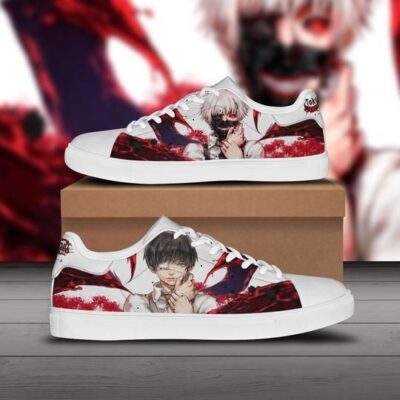 Ken Kaneki Tokyo Ghoul Low Top Leather Stan Smith Shoes SST1249 1 Tennis Shoes