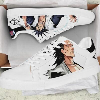 Kenpachi Zaraki Bleach Low Top Leather Stan Smith Shoes SST1254 1 Tennis Shoes