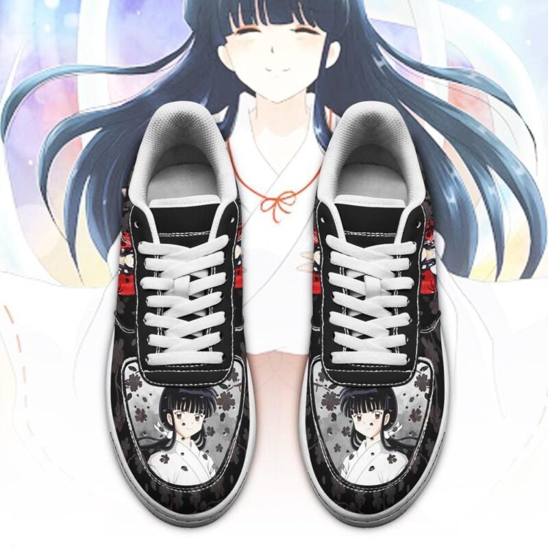 Kikyo Sneakers Inuyasha Anime Shoes Fan Gift Idea Air Force 1 Sneakers 1