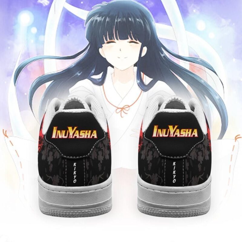 Kikyo Sneakers Inuyasha Anime Shoes Fan Gift Idea Air Force 1 Sneakers 2