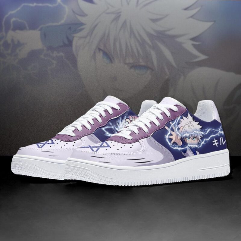 Killua Zoldyck Air Force 1 Sneakers Custom Hunter X Hunter Anime Shoes 2