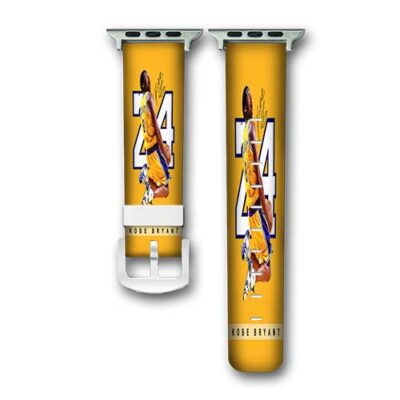 Kobe Bryant 24 NBA Custom Apple Watch Band Genuine Wrist Band Replacement