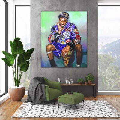 Kobe Bryant Poster Basketball Poster Basketball Art Basketball Mom Poster Canvas Wall Decor Los Angeles Lakers Fan Gift NBA Championship 2 scaled
