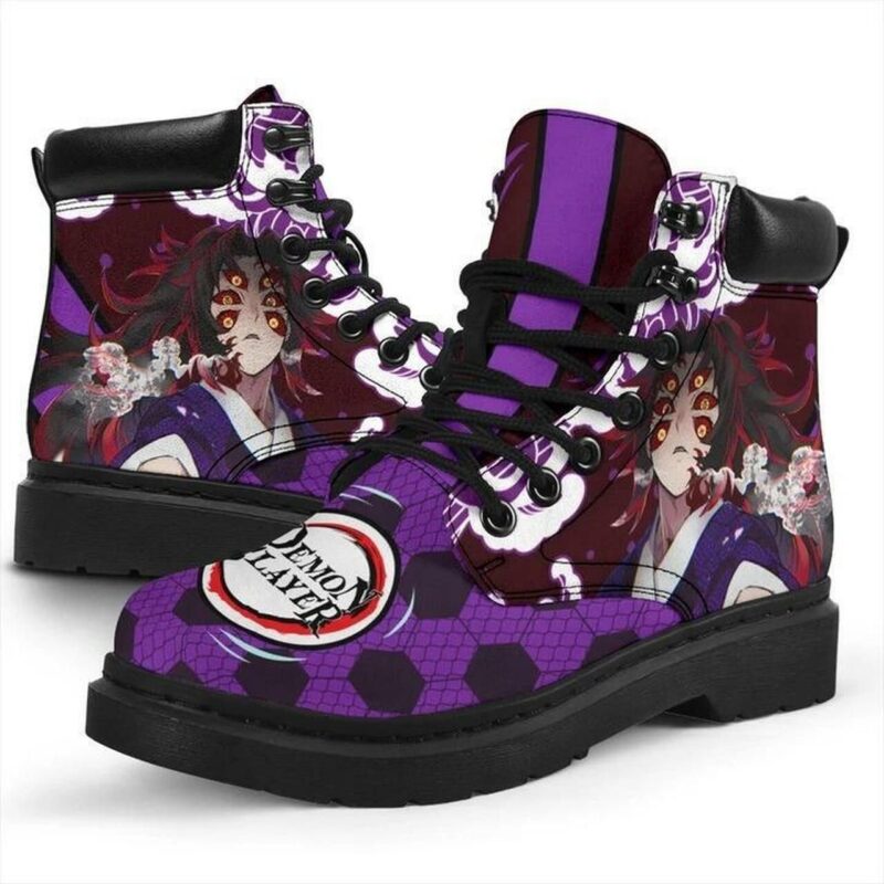 Kokushibou Character Kimetsu no Yaiba Wiki anime A911 Boots For Lover Working Boots Leather Boots Timber Motorcycle Boots
