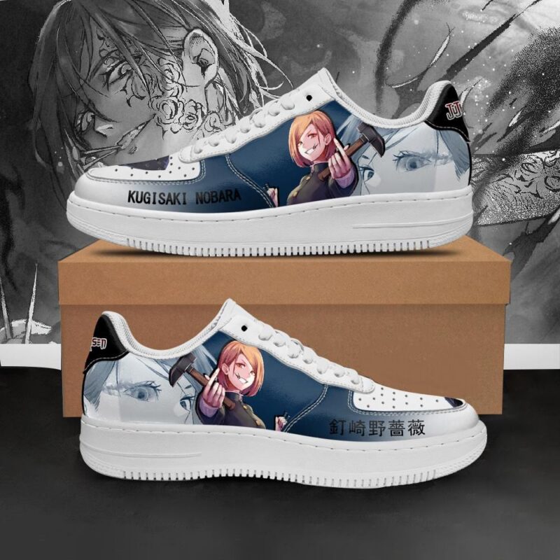 Kugisaki Nobara Jujutsu Kaisen Air Force 1 Sneakers Custom Anime Shoes