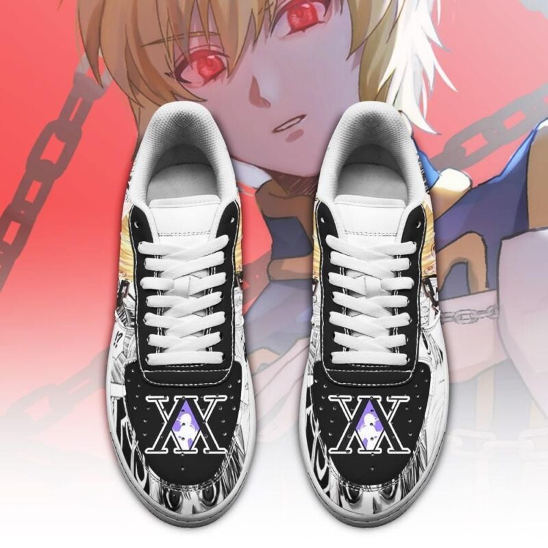 Kurapika Sneakers Custom Hunter X Hunter Anime Shoes Fan Air Force 1 Sneakers 1