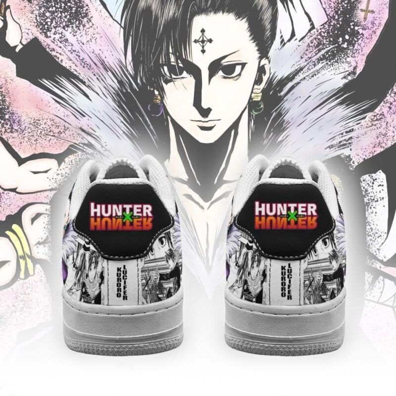 Kuroro Lucifer Sneakers Custom Hunter X Hunter Anime Shoes Fan Air Force 1 Sneakers 2