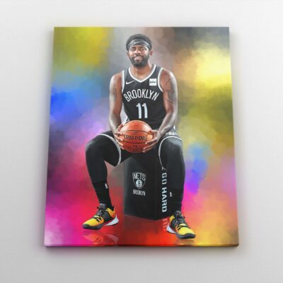 Kyrie Irving Canvas Kyrie Irving Brooklyn Nets Poster Basketball Gift Sports Print Wall Art Wall Decor Kids Room Decor Gift For Him 1 scaled