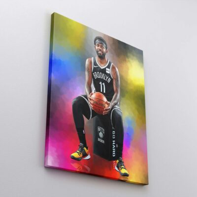 Kyrie Irving Canvas Kyrie Irving Brooklyn Nets Poster Basketball Gift Sports Print Wall Art Wall Decor Kids Room Decor Gift For Him 2 scaled