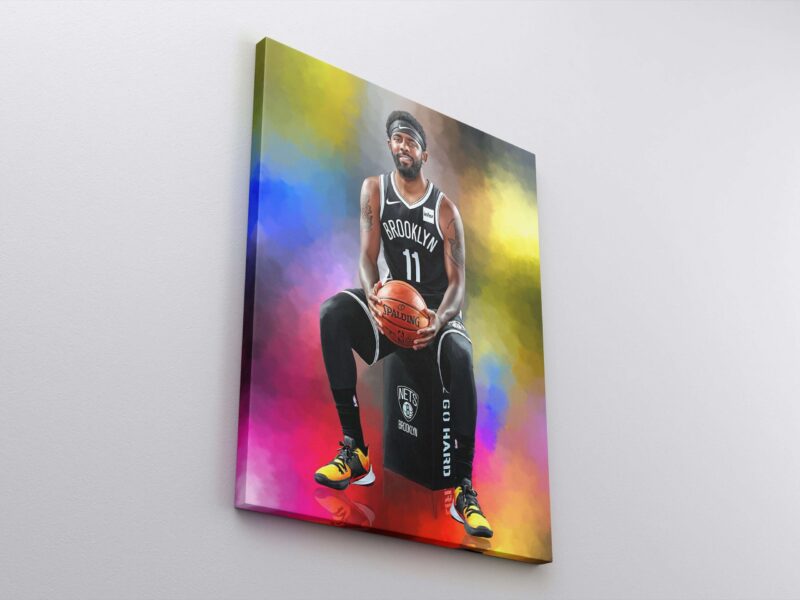Kyrie Irving Canvas Kyrie Irving Brooklyn Nets Poster Basketball Gift Sports Print Wall Art Wall Decor Kids Room Decor Gift For Him 2 scaled